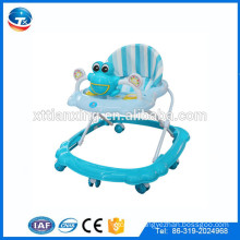 Hot sale cheap 8 wheels rolling baby walker with music and toys